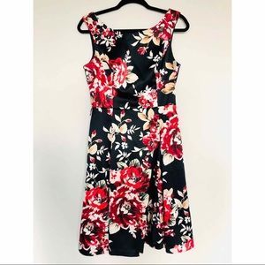 White House Black Market Floral Midi Dress